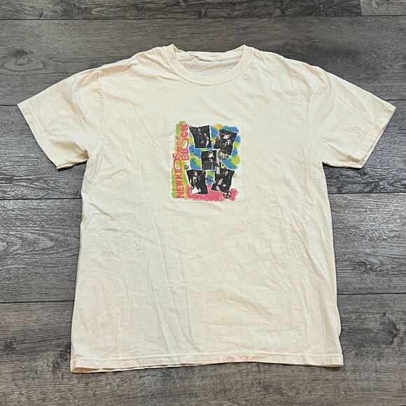 Vintage Y2K New Kids On The Block NKOTB White T-Shirt - Men's Size Large - Picture 1 of 5